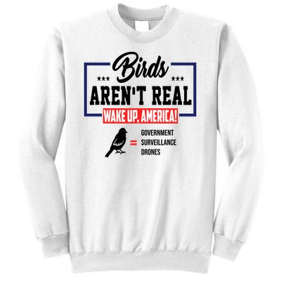 Birds Aren't Real Wake Up America Sweatshirt