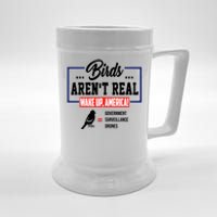 Birds Aren't Real Wake Up America Beer Stein