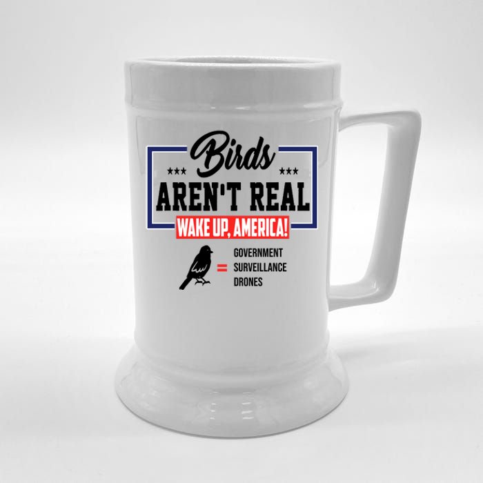 Birds Aren't Real Wake Up America Beer Stein