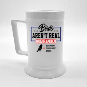 Birds Aren't Real Wake Up America Beer Stein