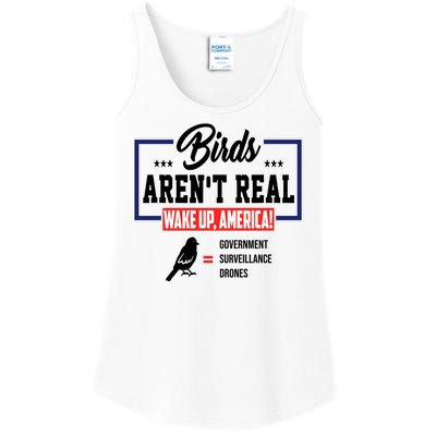 Birds Aren't Real Wake Up America Ladies Essential Tank