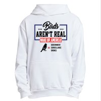 Birds Aren't Real Wake Up America Urban Pullover Hoodie