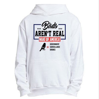 Birds Aren't Real Wake Up America Urban Pullover Hoodie