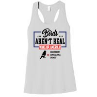 Birds Aren't Real Wake Up America Women's Racerback Tank