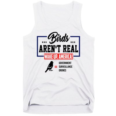 Birds Aren't Real Wake Up America Tank Top