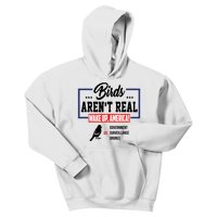 Birds Aren't Real Wake Up America Kids Hoodie