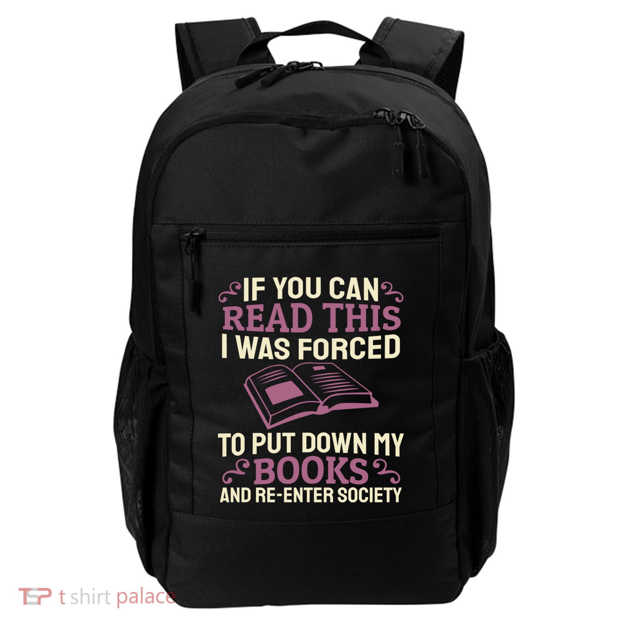 Bookworm Avid Reader Books Literature Book Lover Reading Cute Gift Daily Commute Backpack