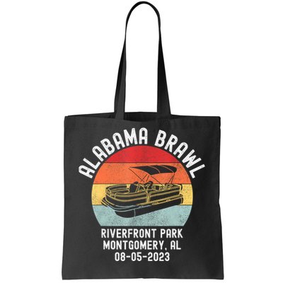 Brawl At Riverfront Park Montgomery Alabama Brawl Tote Bag