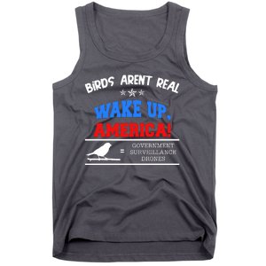 Birds Aren't Real Wake Up America Awareness Tank Top