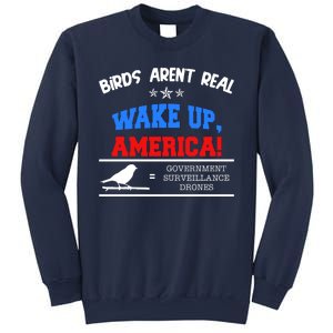 Birds Aren't Real Wake Up America Awareness Sweatshirt