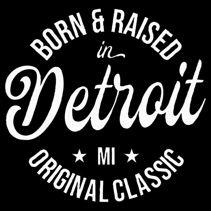 Born And Raised In Detroit Cooling Performance Crew T-Shirt