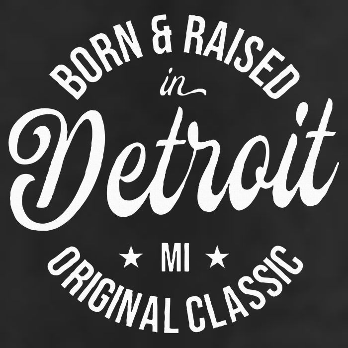 Born And Raised In Detroit Adult Drive Performance Visor