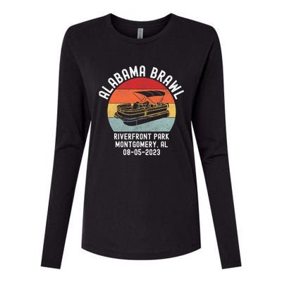 Brawl At Riverfront Park Montgomery Alabama Brawl Womens Cotton Relaxed Long Sleeve T-Shirt