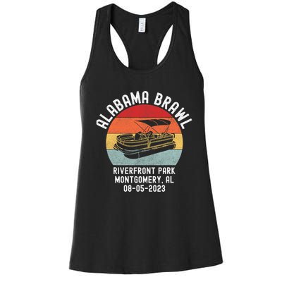 Brawl At Riverfront Park Montgomery Alabama Brawl Women's Racerback Tank