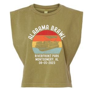 Brawl At Riverfront Park Montgomery Alabama Brawl Garment-Dyed Women's Muscle Tee