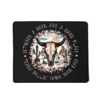 Between A Rock And A Hard Place Tears Rollin Down Sunshine Mousepad