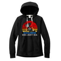 Birds Aren't Real Bird Drone Drones Camera Women's Fleece Hoodie