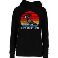 Birds Aren't Real Bird Drone Drones Camera Womens Funnel Neck Pullover Hood