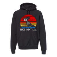 Birds Aren't Real Bird Drone Drones Camera Premium Hoodie