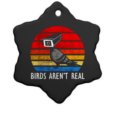 Birds Aren't Real Bird Drone Drones Camera Ceramic Star Ornament