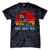 Birds Aren't Real Bird Drone Drones Camera Tie-Dye T-Shirt