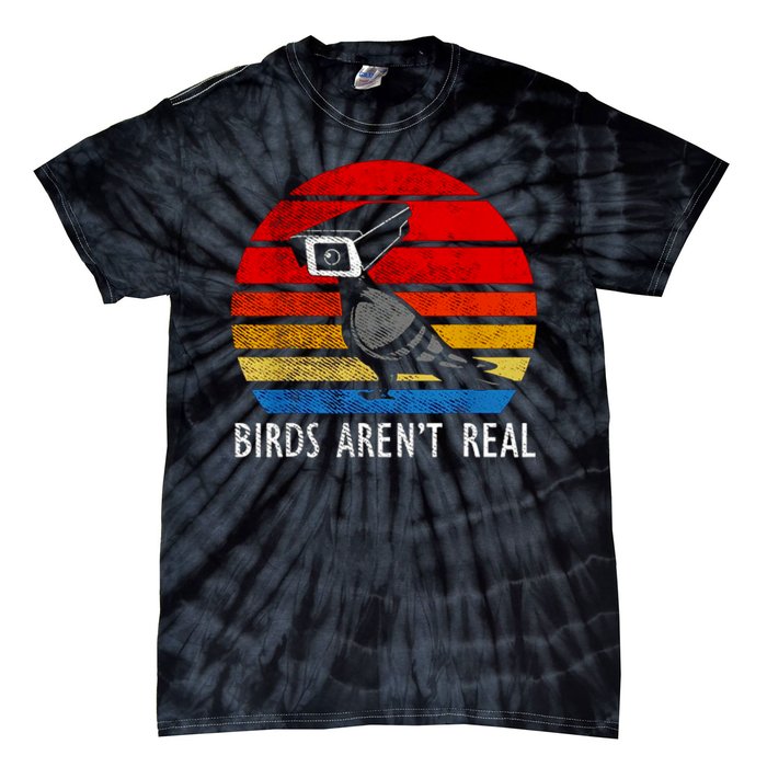 Birds Aren't Real Bird Drone Drones Camera Tie-Dye T-Shirt