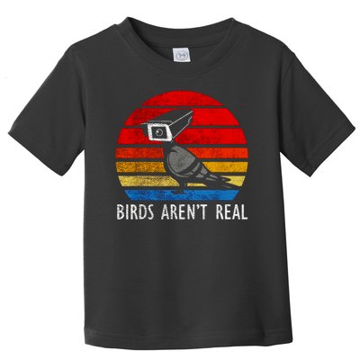 Birds Aren't Real Bird Drone Drones Camera Toddler T-Shirt