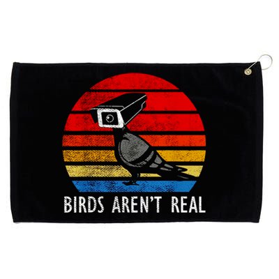 Birds Aren't Real Bird Drone Drones Camera Grommeted Golf Towel