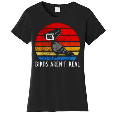 Birds Aren't Real Bird Drone Drones Camera Women's T-Shirt