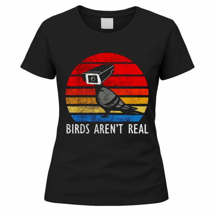 Birds Aren't Real Bird Drone Drones Camera Women's T-Shirt