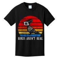 Birds Aren't Real Bird Drone Drones Camera Kids T-Shirt