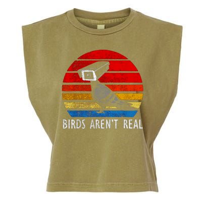 Birds Aren't Real Bird Drone Drones Camera Garment-Dyed Women's Muscle Tee