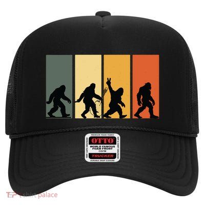 Bigfoot Abbey Roads High Crown Mesh Back Trucker Hat