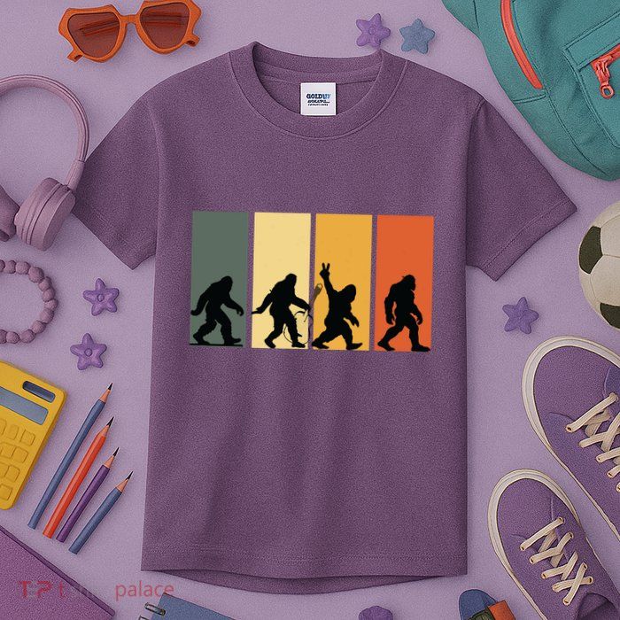 Bigfoot Abbey Roads Kids T-Shirt