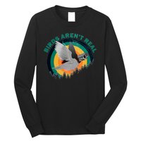 Birds Aren't Real They're Government Camera Long Sleeve Shirt