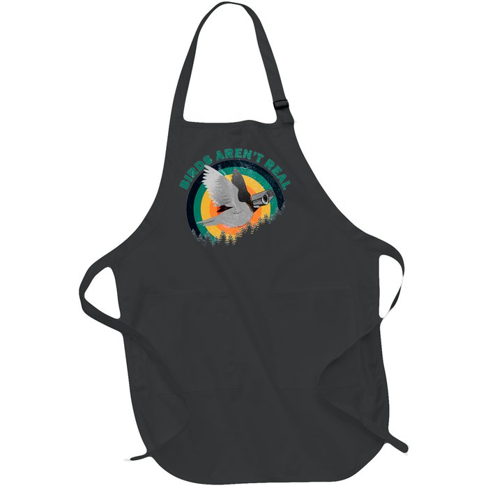 Birds Aren't Real They're Government Camera Full-Length Apron With Pockets