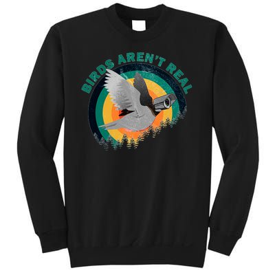 Birds Aren't Real They're Government Camera Sweatshirt