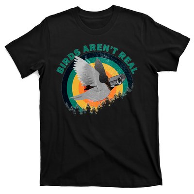 Birds Aren't Real They're Government Camera T-Shirt