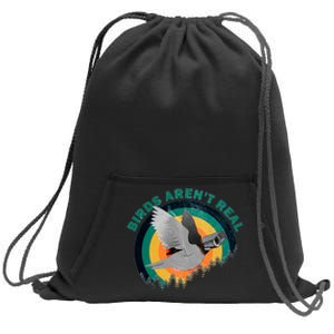 Birds Aren't Real They're Government Camera Sweatshirt Cinch Pack Bag