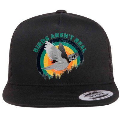 Birds Aren't Real They're Government Camera Flatbill Hat