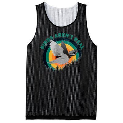 Birds Aren't Real They're Government Camera Mesh Reversible Basketball Jersey Tank