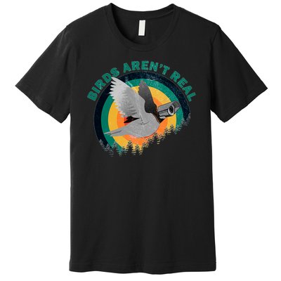 Birds Aren't Real They're Government Camera Premium T-Shirt