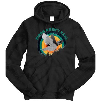 Birds Aren't Real They're Government Camera Tie Dye Hoodie