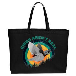 Birds Aren't Real They're Government Camera Cotton Canvas Jumbo Tote