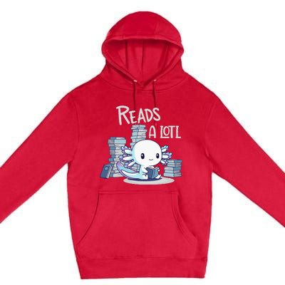 Bookman Axolotl ReadsALotl Premium Pullover Hoodie