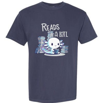 Bookman Axolotl ReadsALotl Garment-Dyed Heavyweight T-Shirt