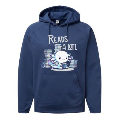 Bookman Axolotl ReadsALotl Performance Fleece Hoodie