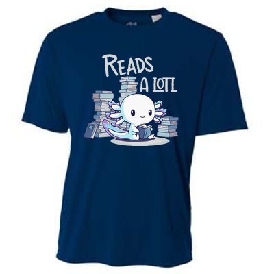 Bookman Axolotl ReadsALotl Cooling Performance Crew T-Shirt