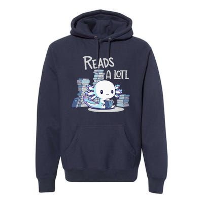 Bookman Axolotl ReadsALotl Premium Hoodie