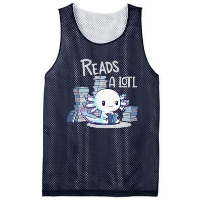 Bookman Axolotl ReadsALotl Mesh Reversible Basketball Jersey Tank